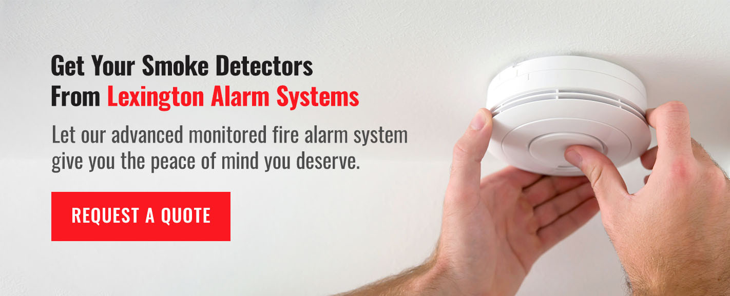 get your smoke detector from lexington alarm systems